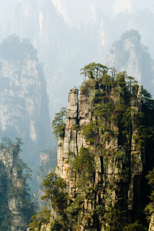張家界天子山奇峰怪石