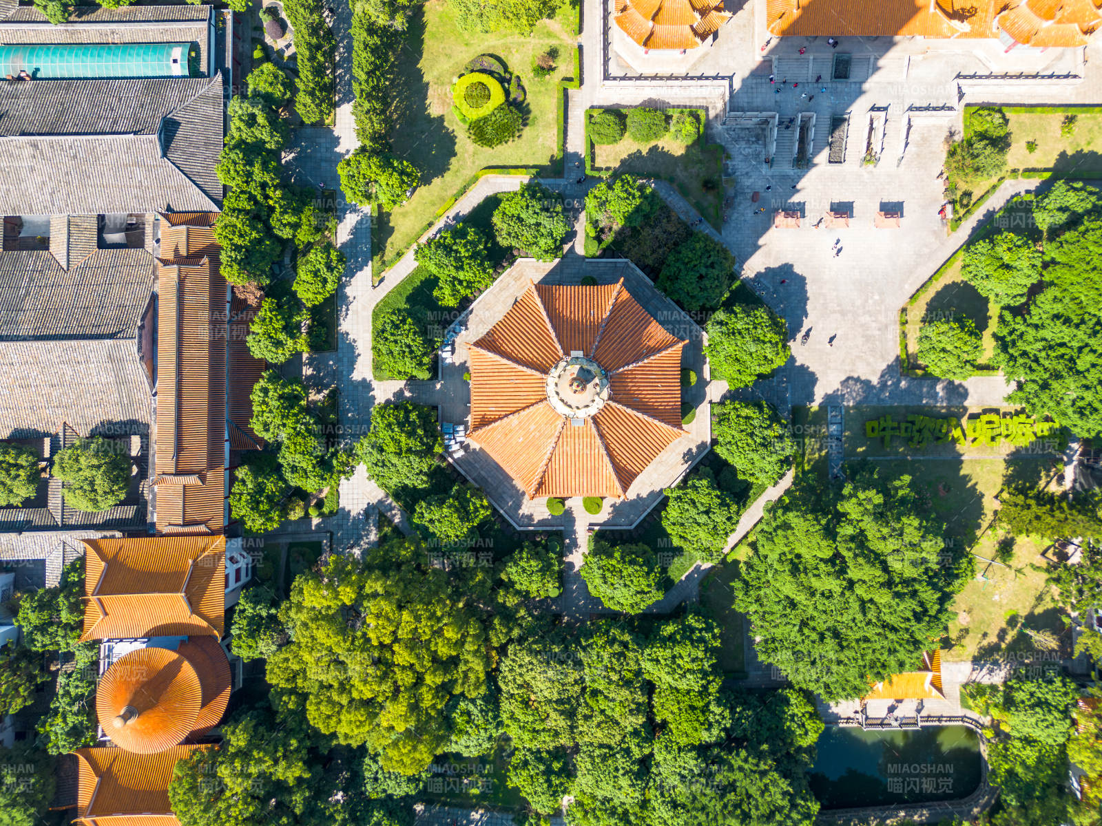 福州西禪寺古建筑群俯瞰圖