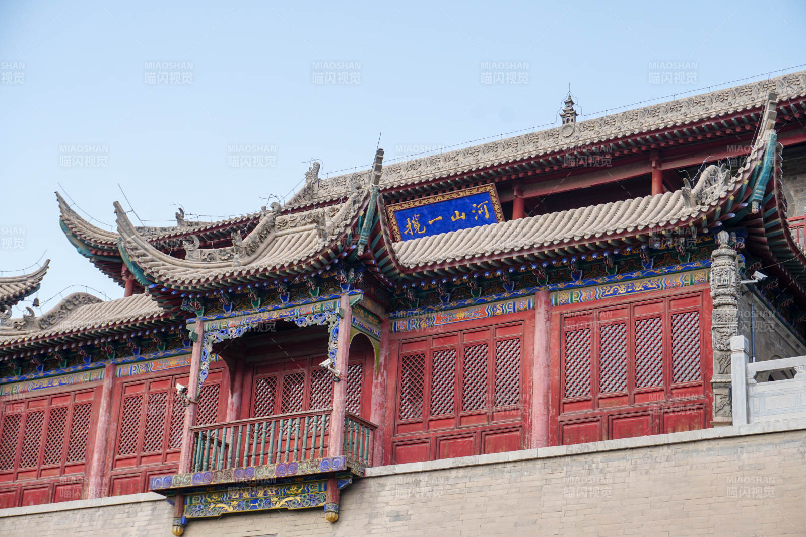 古建筑飛檐斗拱細節圖 銀川皇史晟
