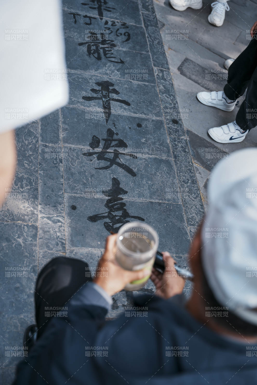 街頭書法 墨香四溢