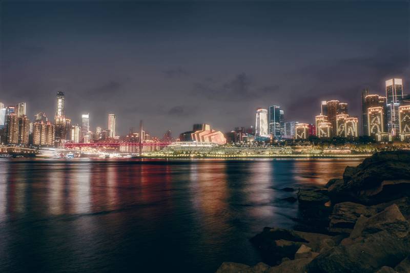 夜景城市燈火輝煌