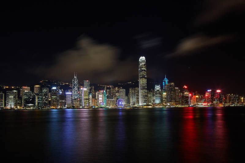 香港夜景 璀璨都市燈火