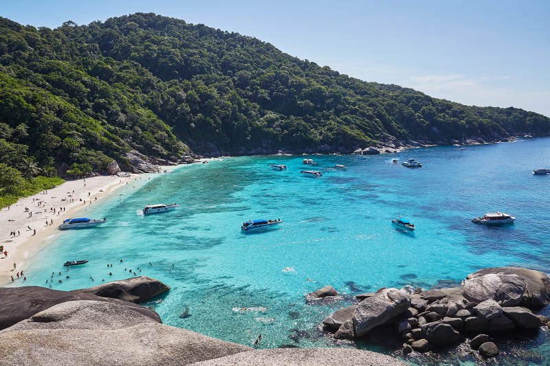 泰國斯米蘭熱帶海島風(fēng)光旖旎