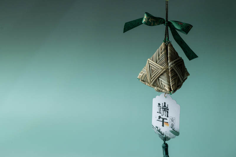 端午節粽子掛飾特寫