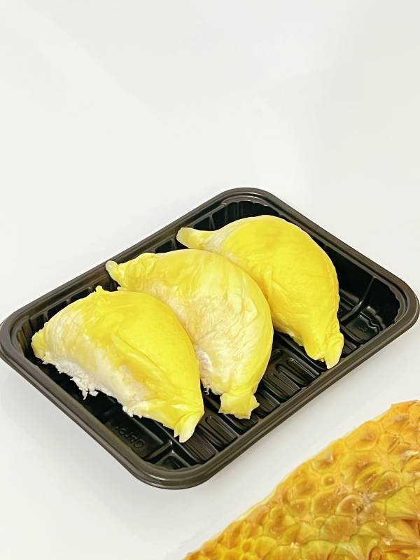 新鮮榴蓮果肉包裝展示