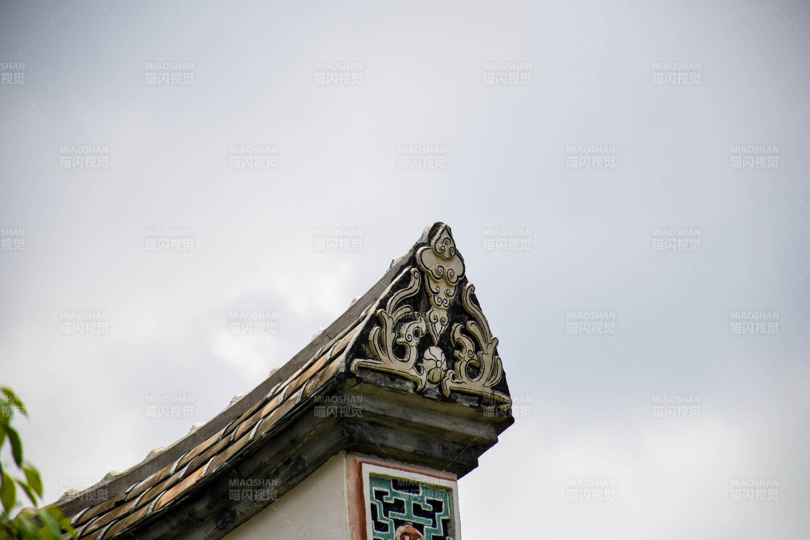 古建筑屋檐細節(jié)特寫