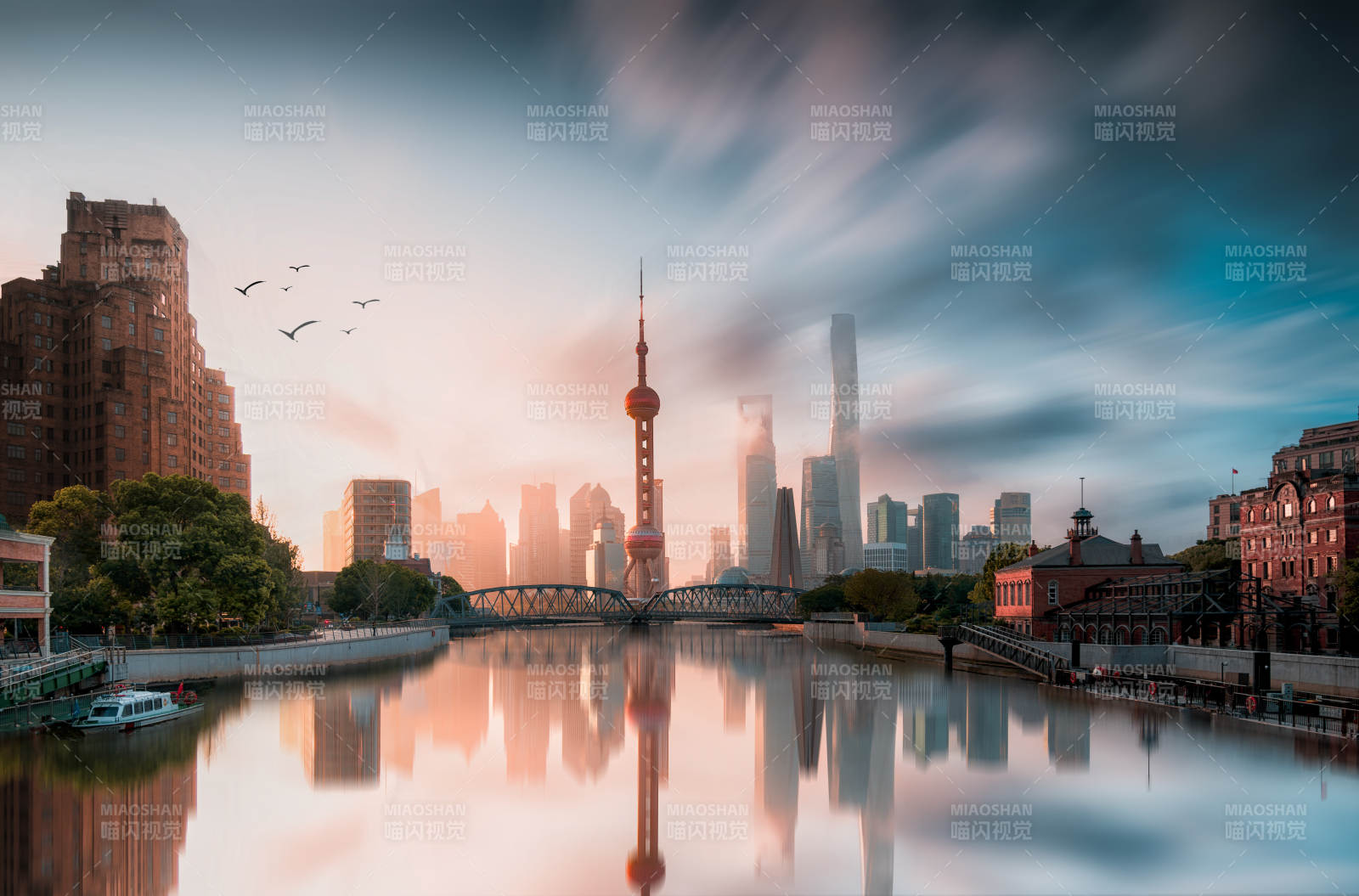上海外灘晨曦美景