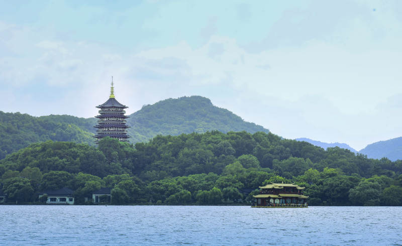 西湖雷峰塔風(fēng)光