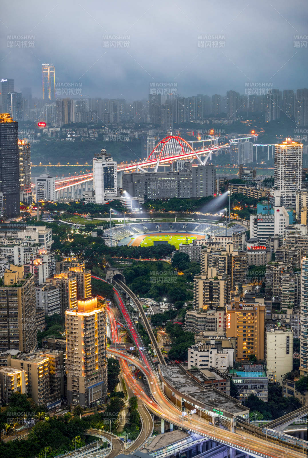 重慶城市夜景與橋梁風(fēng)光