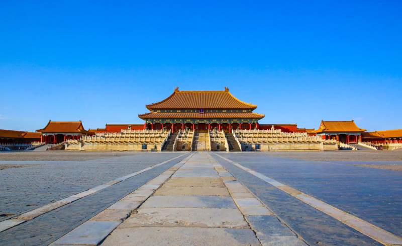 故宫太和殿广场全景