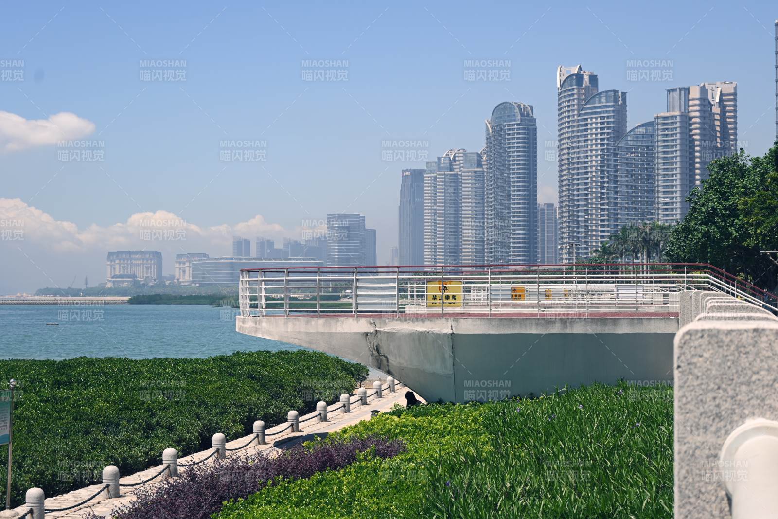 海濱城市風光 同安彩虹跑道