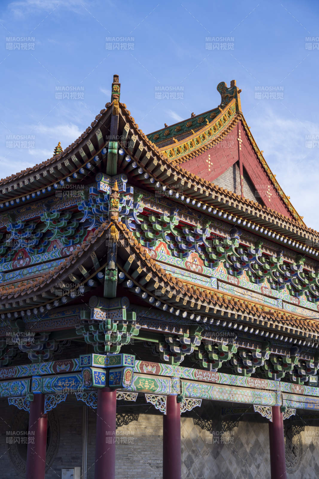 古建筑飛檐斗拱細節圖