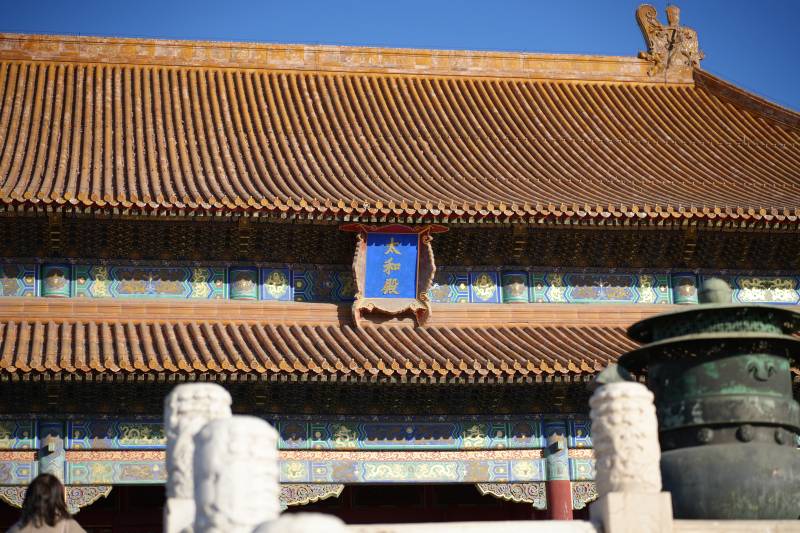故宫太和门建筑细节