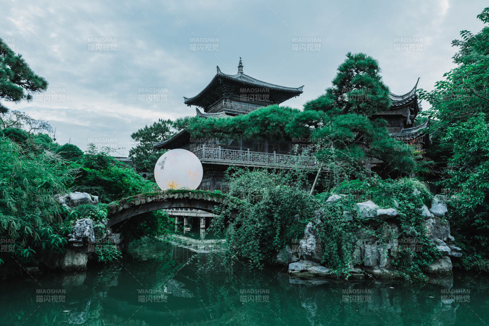 古橋映月 庭院幽深（濮院古鎮）