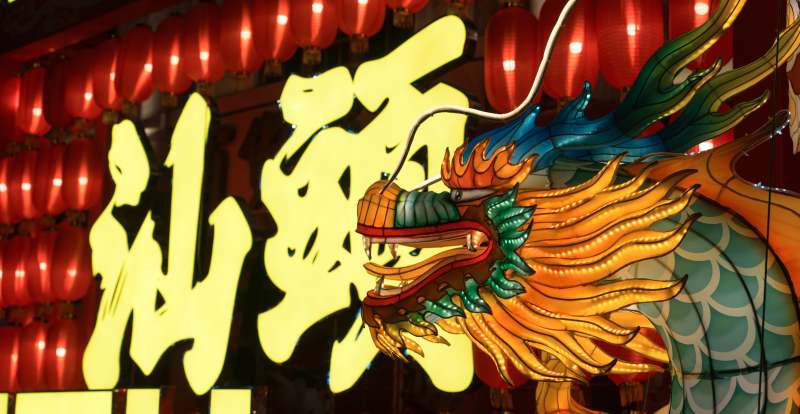 龍燈璀璨迎新春