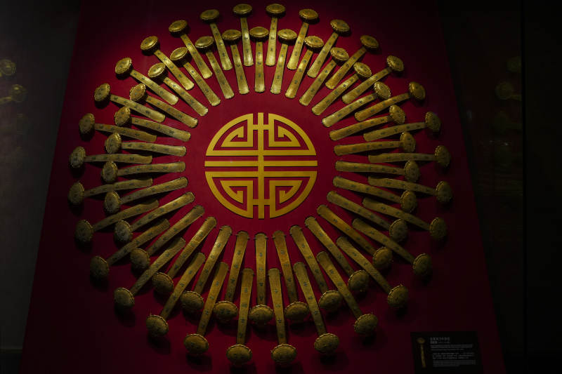 金累丝万年如意金币