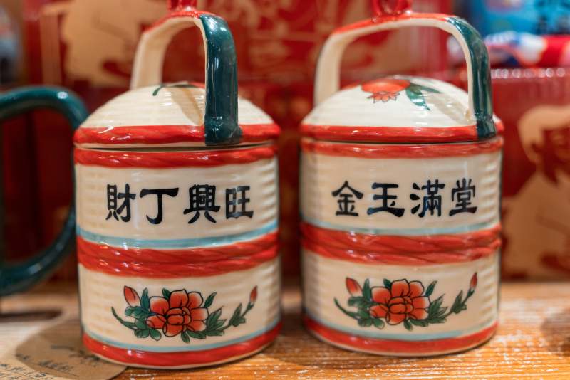 中式陶瓷罐 寓意吉祥