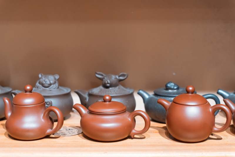 紫砂茶壺展示