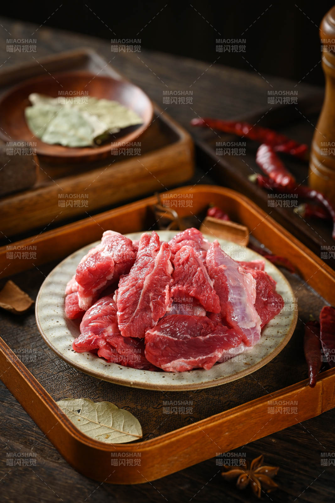 新鮮牛肉片 美味待烹