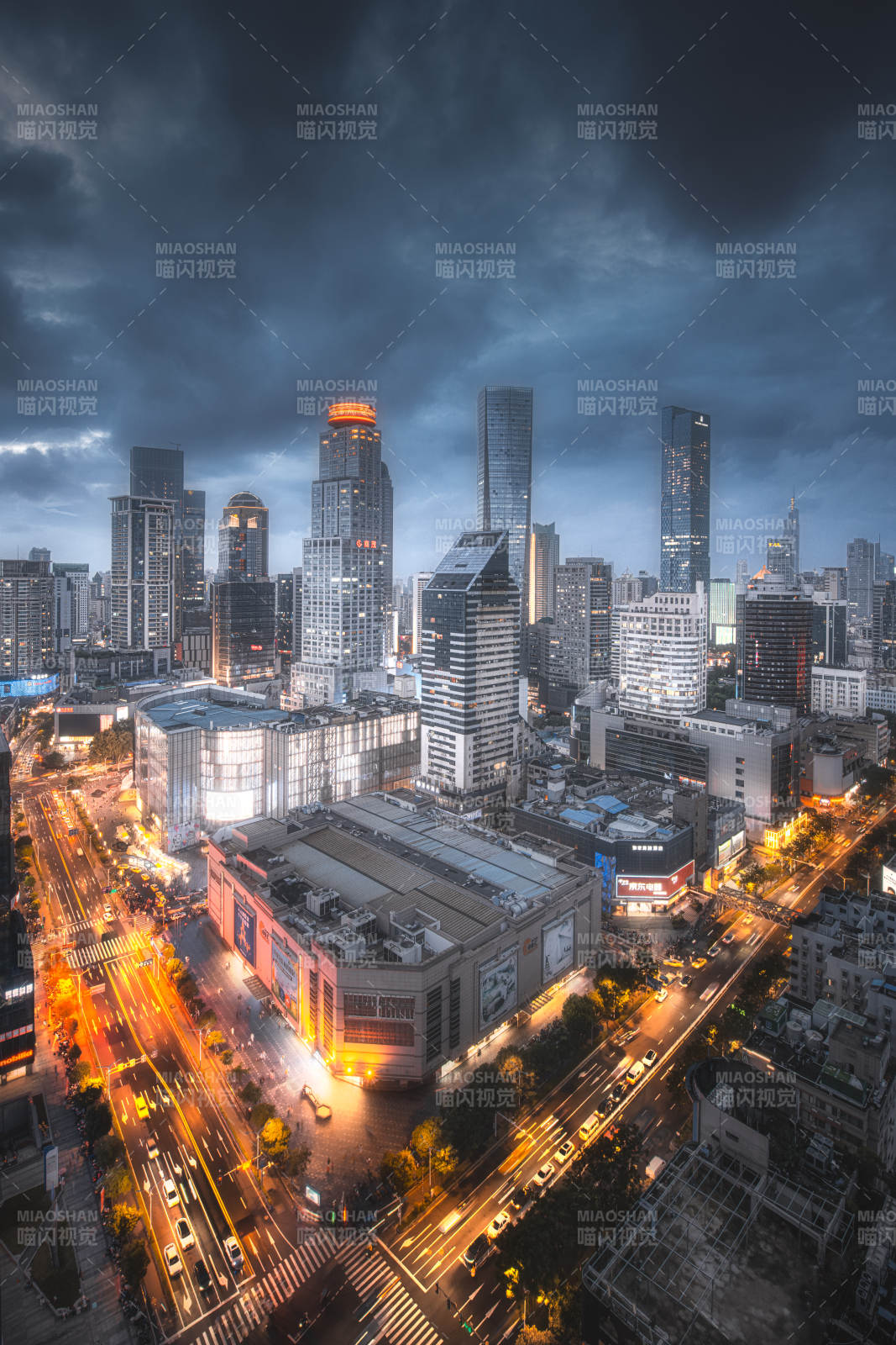 都市夜景 燈火輝煌