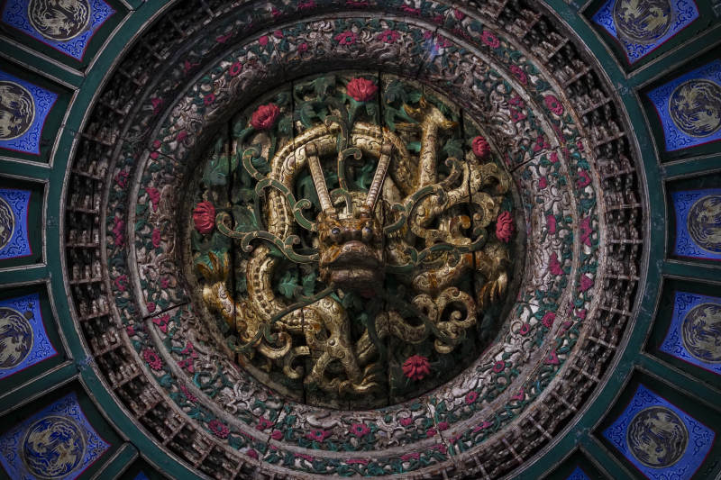 龍紋藻井 古典藝術之美