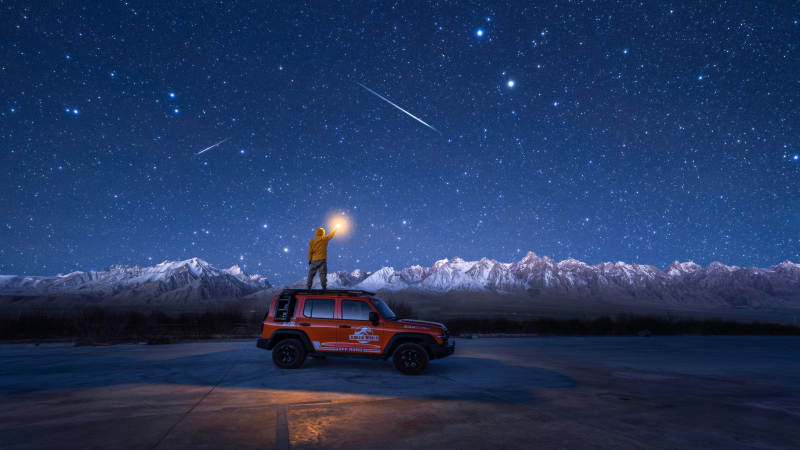 星空下的探險者