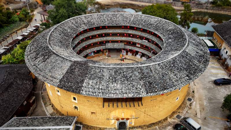 福建土樓 圓形建筑奇觀
