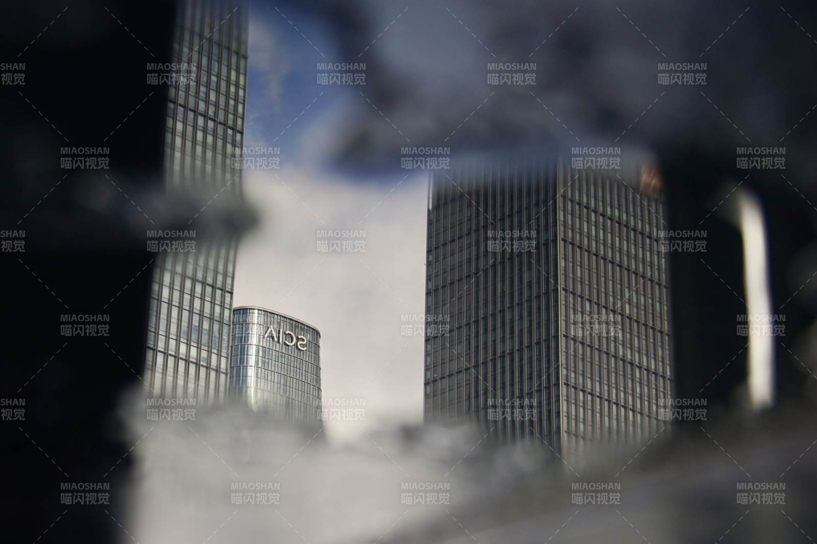 高樓林立 城市剪影