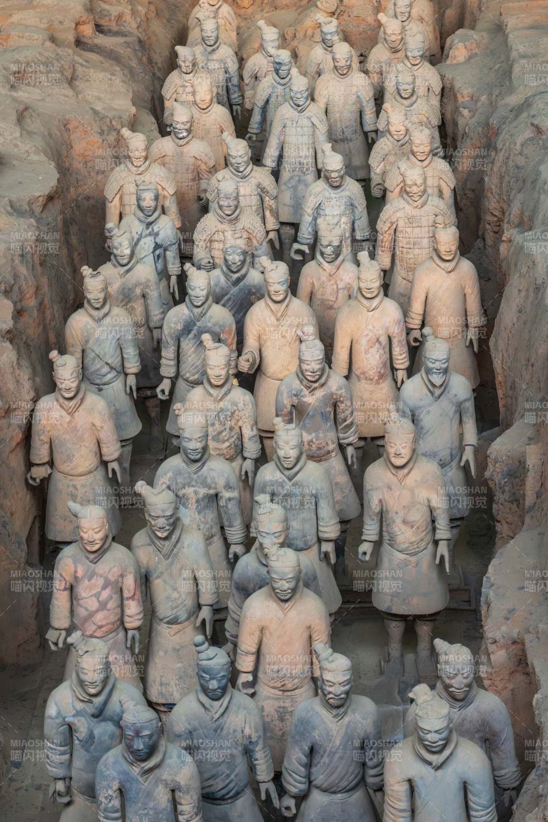 兵馬俑群像展示