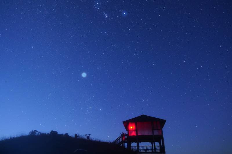 星空下的瞭望者