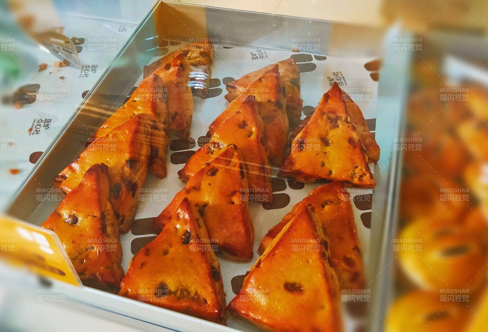 香脆三角面包片