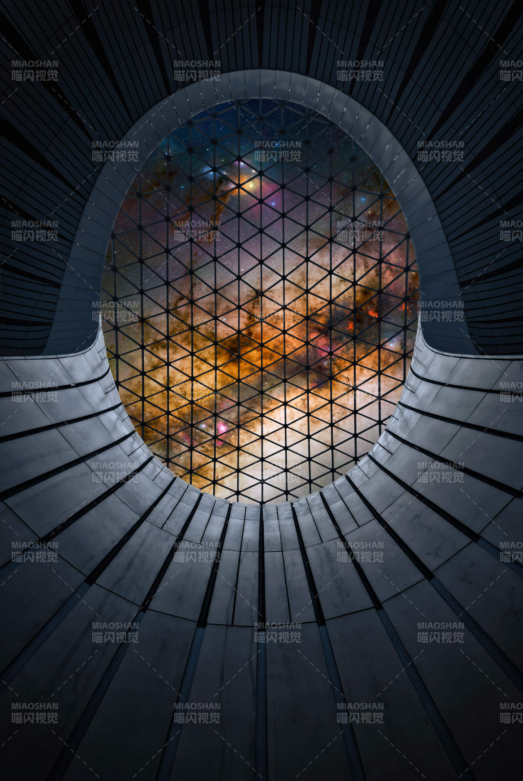 北京大興機場穹頂 科技與宇宙的交匯