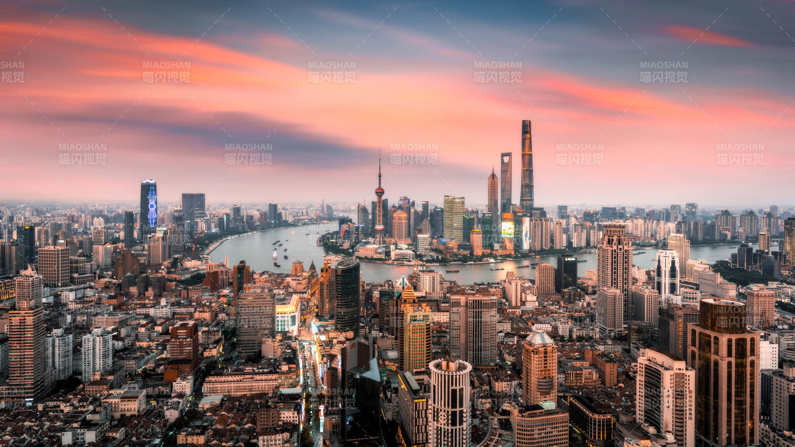 上海城市天際線美景