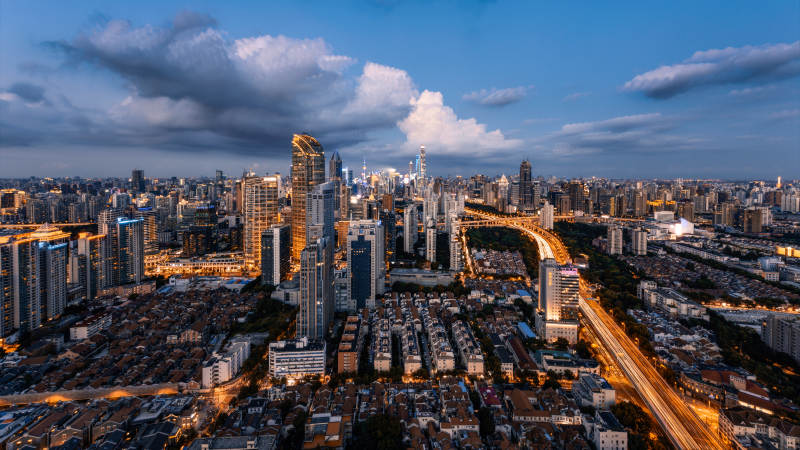 都市夜景 灯火辉煌