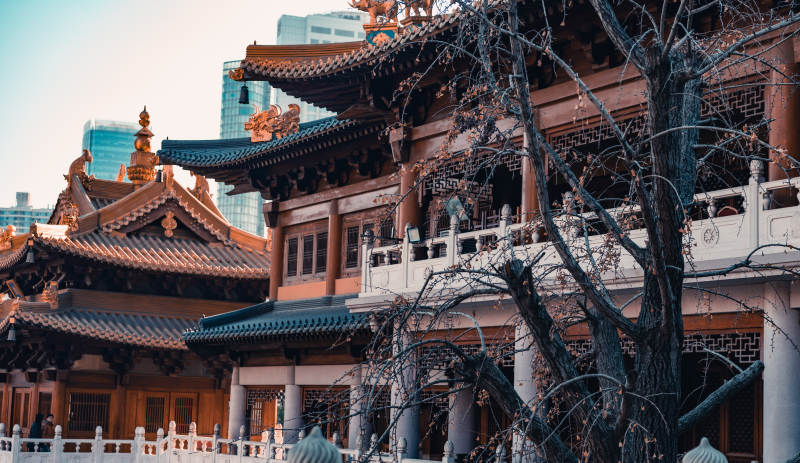 古寺冬景 靜謐祥和