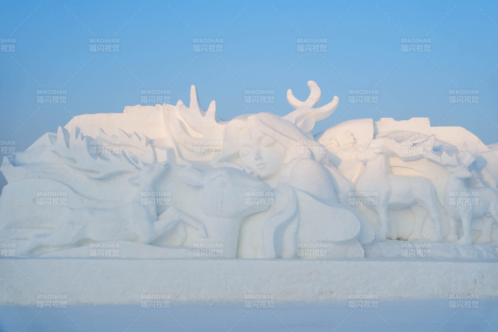 凈月潭雪雕藝術 動物世界
