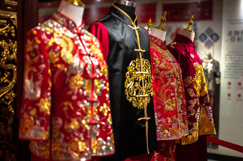 傳統中式服飾展示