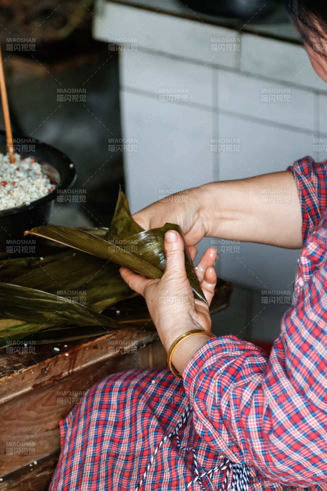 包粽子的傳統手藝