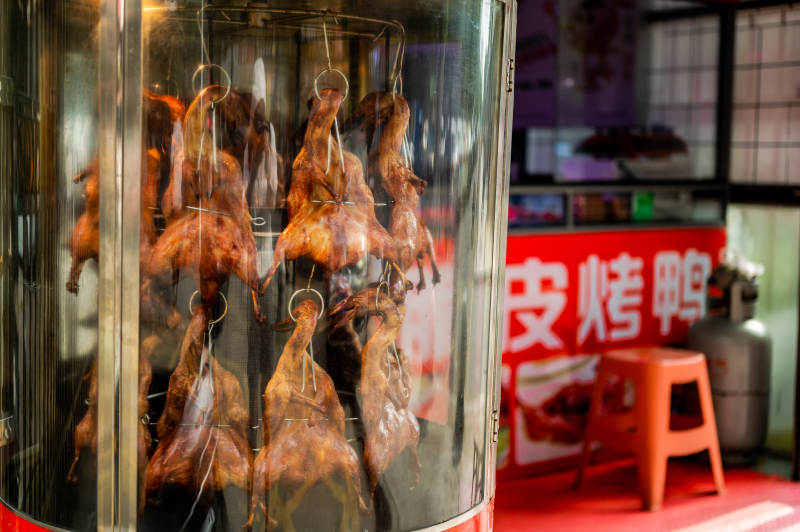 烤鴨旋轉爐 美味誘人