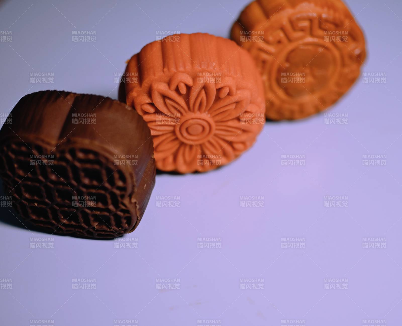 精致巧克力甜點特寫