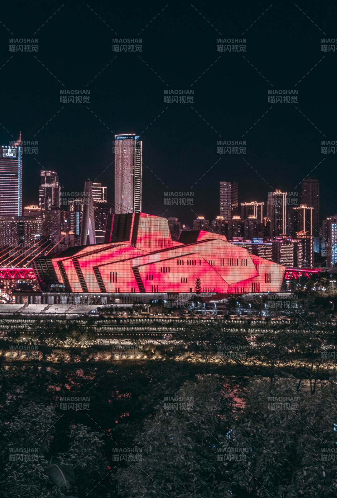 重慶大劇院夜景