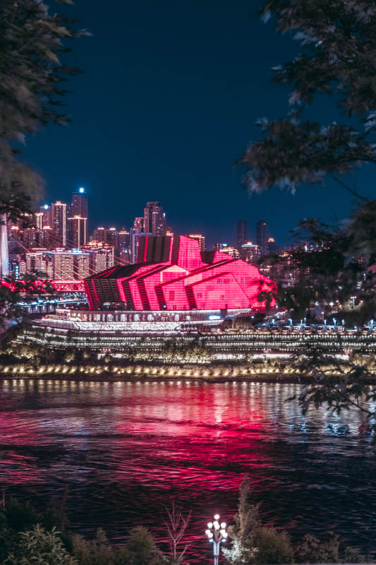 重慶大劇院夜景