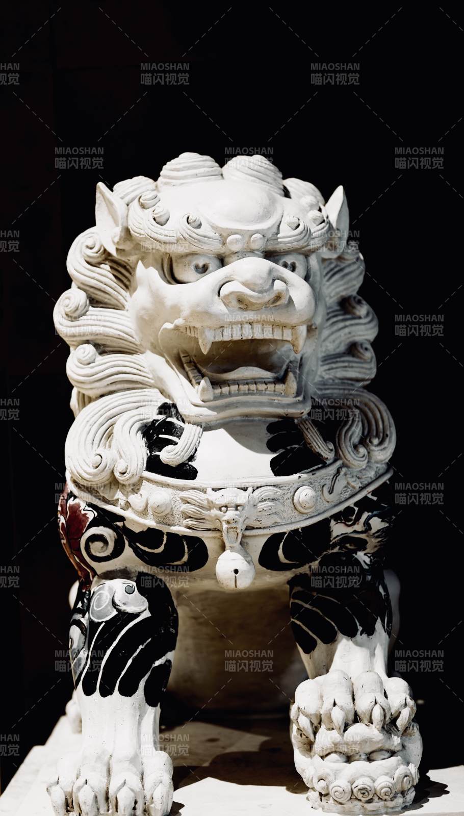 石雕獅子雕像特寫