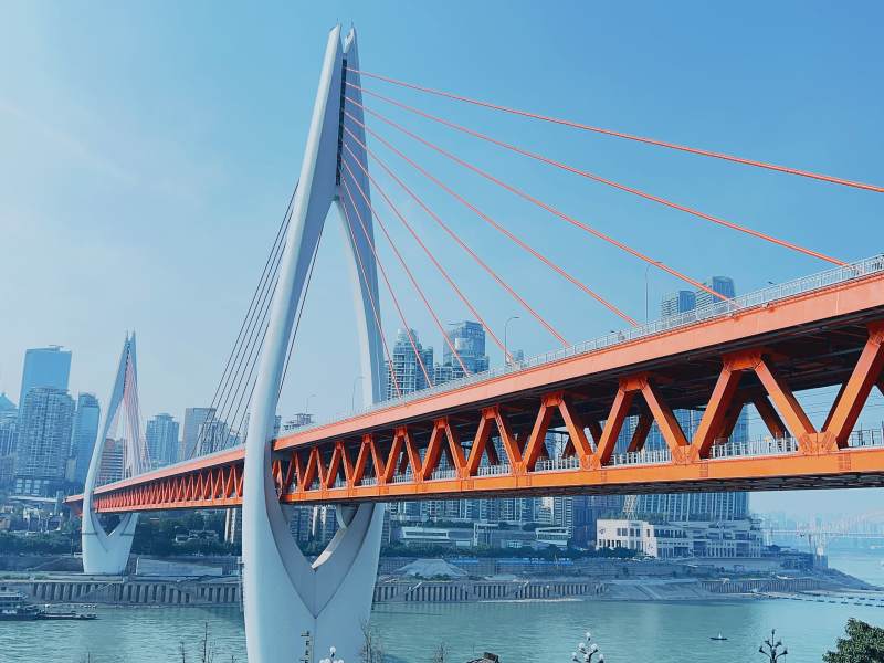 重慶千廝門大橋風光