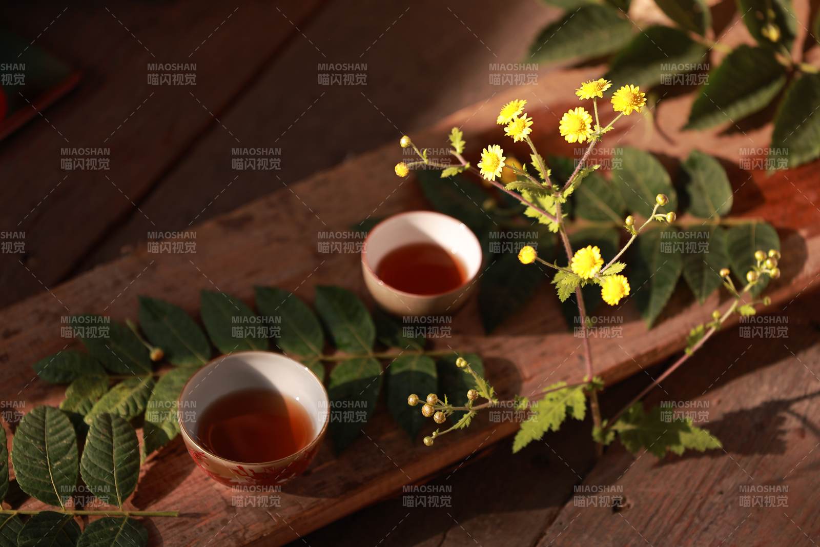 茶香花影 靜謐時光