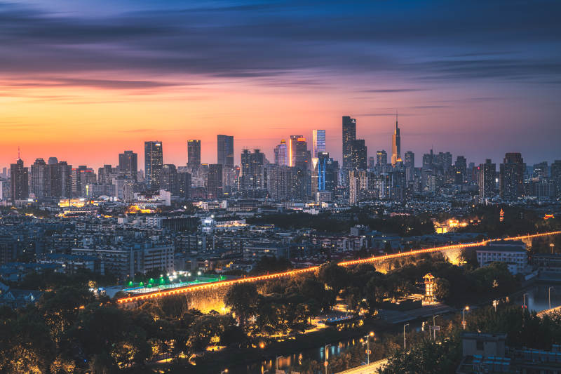 城市夜景 燈火輝煌