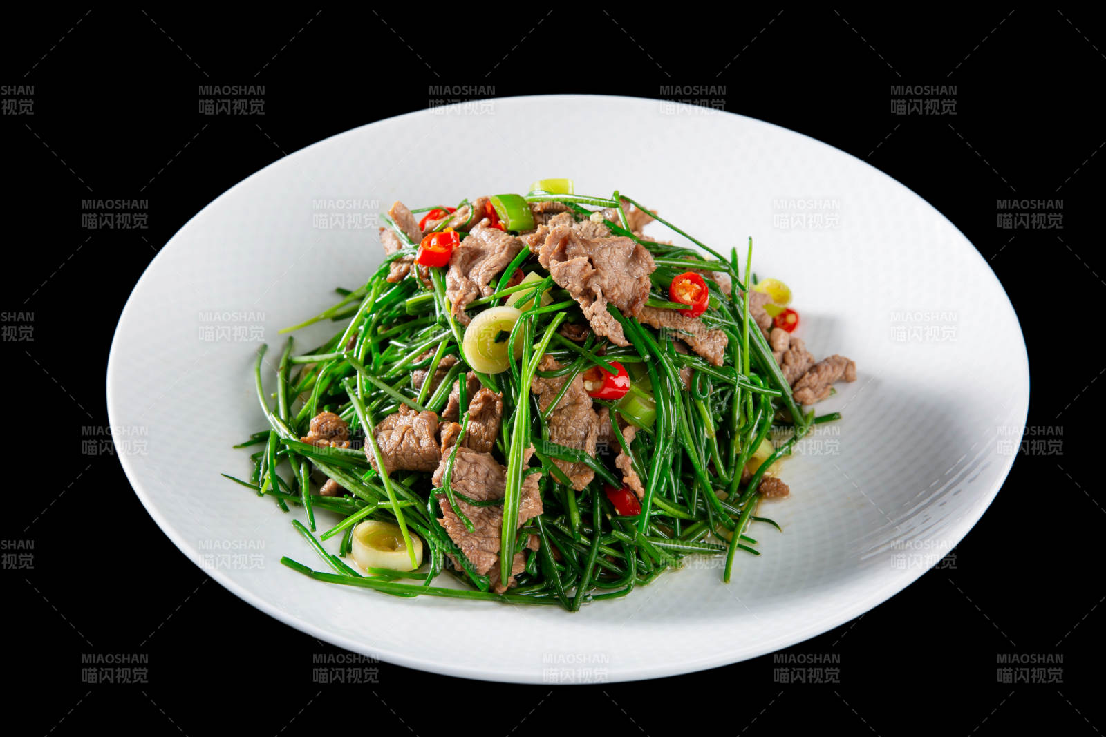 沙蔥炒羊肉