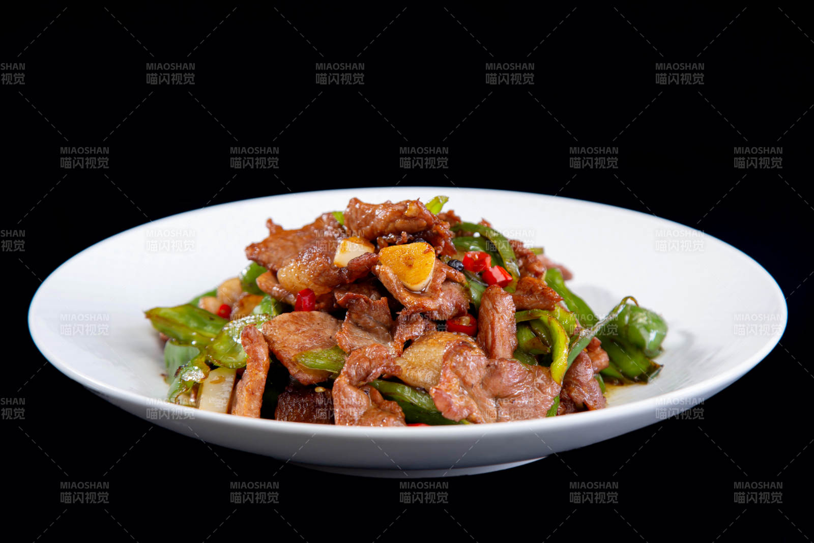 青椒炒肉片
