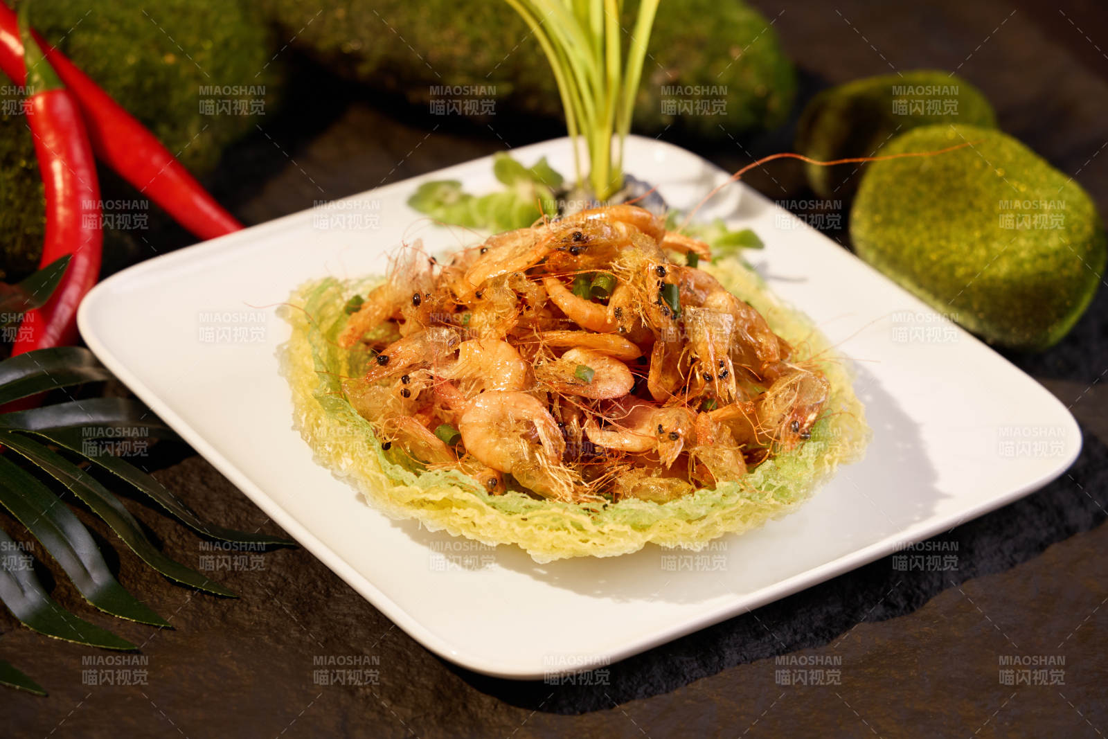 油爆蝦美食
