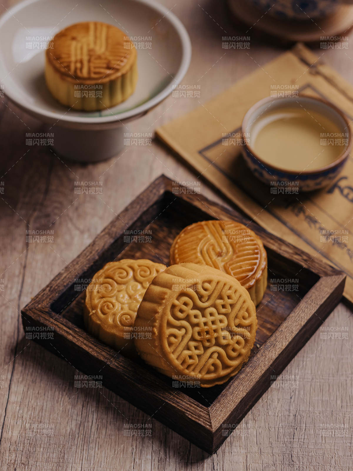 中秋月餅與茶香相伴